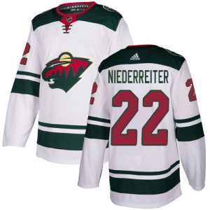 Impressive Adidas Wild #22 Nino Niederreiter White Road Authentic Stitched Youth NHL Jersey for an exciting hockey game