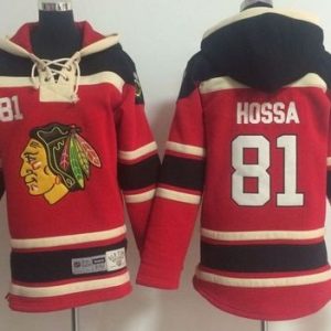 Impressive Blackhawks #81 Marian Hossa Red Sawyer Hooded Sweatshirt Stitched Youth NHL Jersey to stand out at the stadium