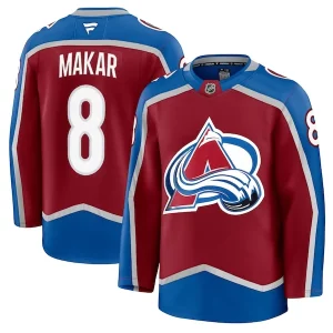 Impressive Cale Makar Colorado Avalanche Home Premium Jersey   Burgundy/Navy/White to add to your hockey memorabilia collection