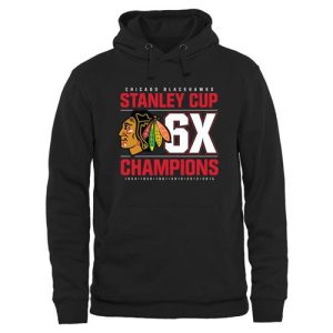 Impressive Chicago Blackhawks Rinkside Victor Pullover Hoodie Black for true hockey enthusiasts