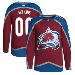 Impressive Colorado Avalanche adidas Home Primegreen Authentic Custom Jersey   Burgundy to stand out at the stadium