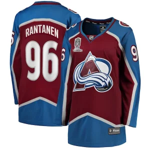 Impressive Mikko Rantanen Colorado Avalanche Women's Home 2022 Stanley Cup Champions Breakaway Player Jersey   Burgundy for top   notch game   day wear