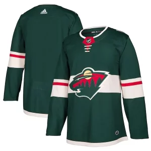 Impressive Minnesota Wild adidas Home Authentic Blank Jersey   Green to support your favorite players