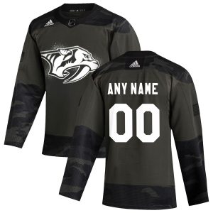Impressive Nashville Predators Adidas 2019 Veterans Day Authentic Custom Practice NHL Jersey Camo to support your favorite players