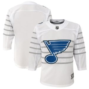 Impressive Youth St. Louis Blues White 2020 NHL All Star Game Premier Jersey to stand out at the stadium