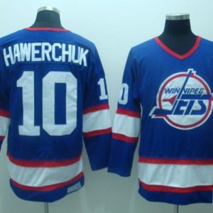 Stylish Jets #10 Dale Hawerchuk Stitched Blue CCM Throwback NHL Jersey a must - have for collectors