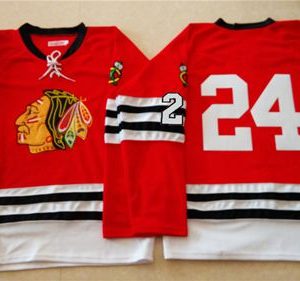 Cool Mitchell And Ness 1960 61 Blackhawks #24 Martin Havlat Red Stitched NHL Jersey for die - hard fans