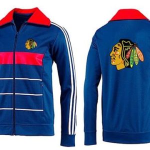 Sleek NHL Chicago Blackhawks Zip Jackets Blue 3 for ultimate hockey enthusiasts