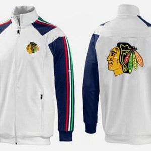 Amazing NHL Chicago Blackhawks Zip Jackets White 2 to show your team spirit