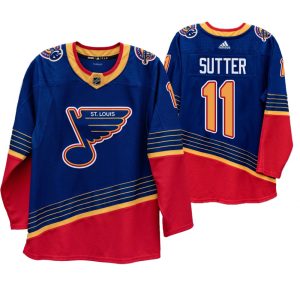 Sleek St. Louis Blues #11 Brian Sutter 90s Vintage 2019 20 Authentic Royal NHL Jersey for ultimate hockey enthusiasts