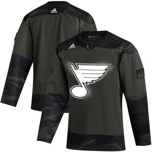 Stylish St. Louis Blues Adidas 2019 Veterans Day Authentic Practice NHL Jersey Camo to show your team spirit