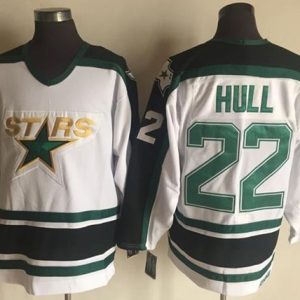 Stunning Stars #22 Brett Hull White CCM Throwback Stitched NHL Jersey a must - have for collectors