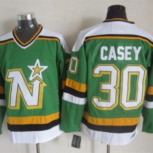 Cool Stars #30 Jon Casey Green CCM Throwback Stitched NHL Jersey to elevate your fan gear collection