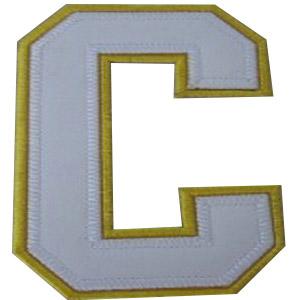 Premium Stitched Dallas Stars Alternate Captain White C Patch a must - have for collectors