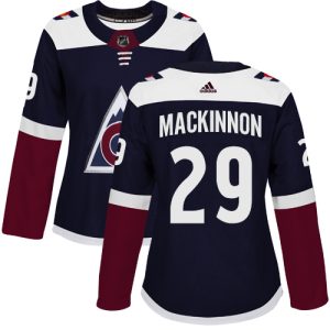 Stunning Adidas Avalanche #29 Nathan MacKinnon Navy Alternate Authentic Women's Stitched NHL Jersey to add to your hockey memorabilia collection
