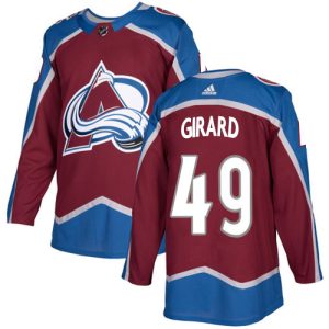 Stunning Adidas Avalanche #49 Samuel Girard Burgundy Youth Home Authentic Stitched NHL Jersey for an exciting hockey game