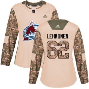 Stunning Adidas Avalanche #62 Artturi Lehkonen Camo Women's Authentic 2017 Veterans Day Stitched NHL Jersey to stand out at the stadium