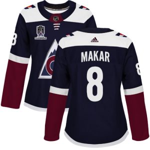 Stunning Adidas Avalanche #8 Cale Makar Navy Women's 2022 Stanley Cup Champions Alternate Authentic Stitched NHL Jersey to support your favorite players