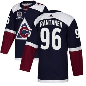 Stunning Adidas Avalanche #96 Mikko Rantanen Navy Youth 2022 Stanley Cup Champions Alternate Authentic Stitched NHL Jersey for top   notch game   day wear