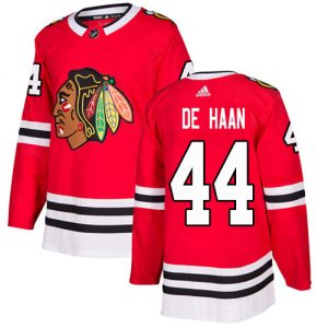 Stunning Adidas Blackhawks #44 Calvin De Haan Red Home Authentic Stitched Youth NHL Jersey for die   hard Blackhawks fans