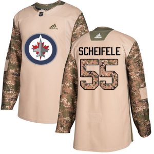 Stunning Adidas Jets #55 Mark Scheifele Camo Authentic 2017 Veterans Day Stitched Youth NHL Jersey for true hockey enthusiasts