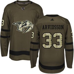 Stunning Adidas Predators #33 Viktor Arvidsson Green Salute to Service Stitched Youth NHL Jersey to support your favorite players