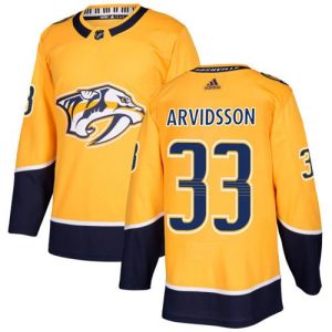 Stunning Adidas Predators #33 Viktor Arvidsson Yellow Home Authentic Stitched Youth NHL Jersey for top   notch game   day wear