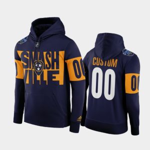 Stunning Adidas Predators Custom 2022 Stadium Series NHL Hoodie   Smashville Navy to show your team love
