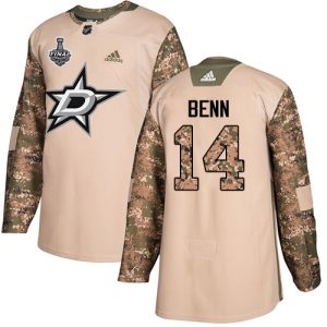 Stunning Adidas Stars #14 Jamie Benn Camo Authentic 2017 Veterans Day Youth 2020 Stanley Cup Final Stitched NHL Jersey for die   hard Blackhawks fans