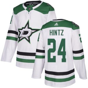 Stunning Adidas Stars #24 Roope Hintz White Road Authentic Youth Stitched NHL Jersey for top   notch game   day wear