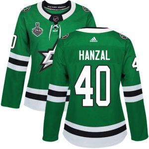 Stunning Adidas Stars #40 Martin Hanzal Green Home Authentic Women's 2020 Stanley Cup Final Stitched NHL Jersey for a memorable sports moment