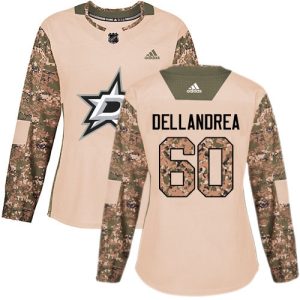 Stunning Adidas Stars #60 Ty Dellandrea Camo Authentic 2017 Veterans Day Women's Stitched NHL Jersey for a memorable sports moment