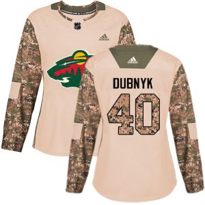 Stunning Adidas Wild #40 Devan Dubnyk Camo Authentic 2017 Veterans Day Women's Stitched NHL Jersey to stand out at the stadium