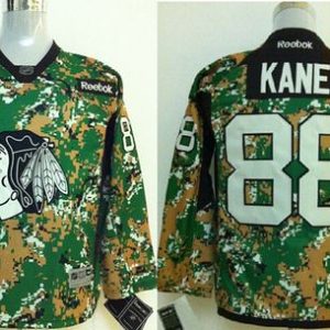 Stunning Blackhawks #88 Patrick Kane Camo Veterans Day Practice Stitched Youth NHL Jersey for an exciting hockey game