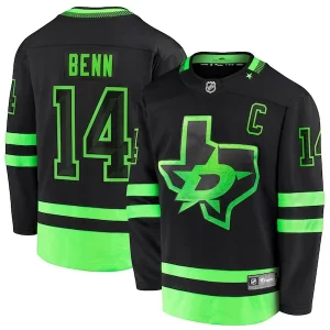 Stunning Jamie Benn Dallas Stars Alternate Premier Breakaway Player Jersey   Black for a memorable sports moment