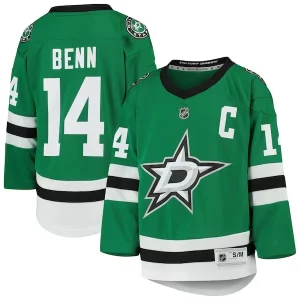 Stunning Jamie Benn Dallas Stars Youth Home Replica Player Jersey   Kelly Green to show your team love