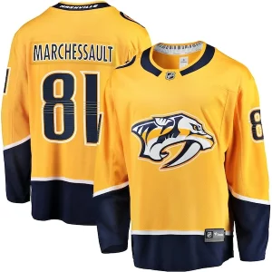 Stunning Jonathan Marchessault Nashville Predators Premier Breakaway Player Jersey   Gold to add to your hockey memorabilia collection