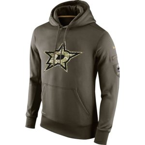 Stunning Men's Dallas Stars Nike Salute To Service NHL Hoodie for top   notch game   day wear