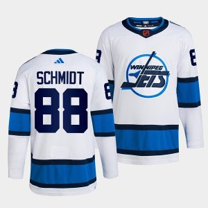 Stunning Winnipeg Jets #88 Nate Schmidt Men's adidas Reverse Retro 2.0 Authentic Player Jersey   White to stand out at the stadium