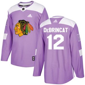 Superb Adidas Blackhawks #12 Alex DeBrincat Purple Authentic Fights Cancer Stitched Youth NHL Jersey to support your favorite players