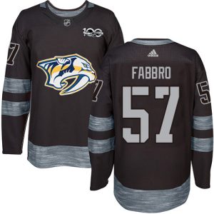 Superb Adidas Predators #57 Dante Fabbro Black 1917 2017 100th Anniversary Stitched NHL Jersey for top   notch game   day wear
