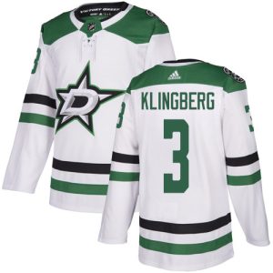 Superb Adidas Stars #3 John Klingberg White Road Authentic Youth Stitched NHL Jersey to stand out at the stadium