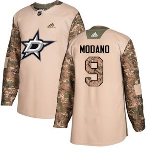 Superb Adidas Stars #9 Mike Modano Camo Authentic 2017 Veterans Day Youth Stitched NHL Jersey for die   hard Blackhawks fans