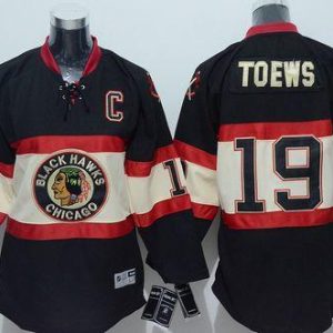 Superb Blackhawks #19 Jonathan Toews Stitched Black Youth New Third NHL Jersey for top   notch game   day wear