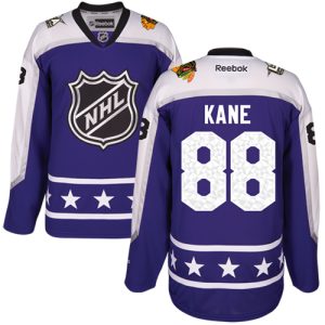 Superb Blackhawks #88 Patrick Kane Purple 2017 All Star Central Division Women's Stitched NHL Jersey to stand out at the stadium