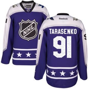 Superb Blues #91 Vladimir Tarasenko Purple 2017 All Star Central Division Stitched Youth NHL Jersey for a valuable hockey collectible