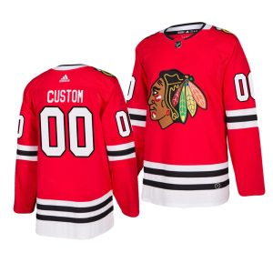 Superb Chicago Blackhawks Custom 2019 20 Adidas Authentic Home Red Stitched NHL Jersey to support your favorite players
