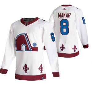 Superb Colorado Avalanche #8 Cale Makar White Men's Adidas 2020 21 Reverse Retro Alternate NHL Jersey for a memorable sports moment