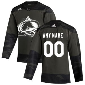 Superb Colorado Avalanche Adidas 2019 Veterans Day Authentic Custom Practice NHL Jersey Camo to stand out at the stadium