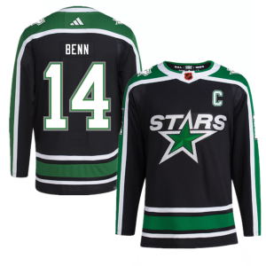 Superb Dallas Stars #14 Jamie Benn Men's adidas Reverse Retro 2.0 Authentic Player Jersey   Black to stand out at the stadium